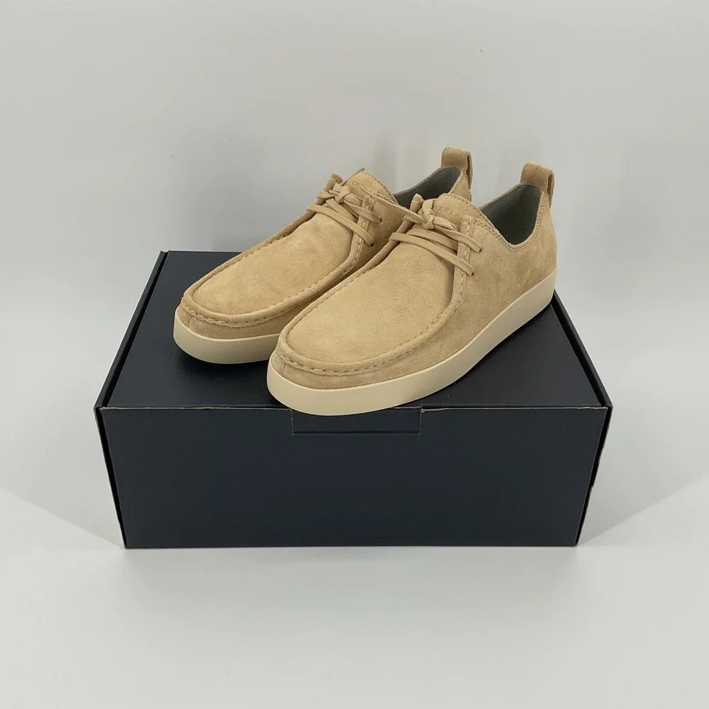 Everlane Forever Wallabee Boot Mens‎ 9 Sand Beige Suede Lace Up Moc Toe Casual